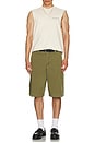 view 4 of 4 Underground Crew Neck Tank in Sandy White