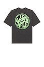 view 1 of 4 Distortion Crew Neck Tee in Washed Black