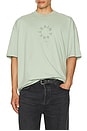 view 3 of 4 Tierra Short Sleeve Crew Neck Tee in Mineral Green