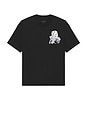 view 2 of 4 Dealt Crew Neck Tee in Washed Black