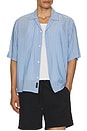 view 4 of 5 Arran Short Sleeve Shirt in Areo Blue