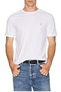 view 3 of 4 Brace Short Sleeve Crew Neck Tee 3 Pack in Optic White, Lilac, & Blue