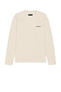 view 1 of 4 Crypt Long Sleeve Tee in Smoke White