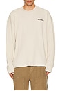 view 3 of 4 Crypt Long Sleeve Tee in Smoke White