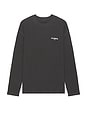 view 1 of 4 Crypt Long Sleeve Tee in Tumbled Grey