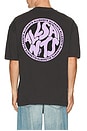 view 1 of 4 Distortion Tee in Washed Black & Purple