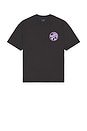 view 4 of 4 Distortion Tee in Washed Black & Purple