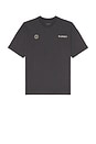 view 4 of 4 Emblem Crew Tee in Washed Black