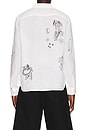 view 3 of 5 CAMISA TERROR in White