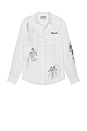 view 5 of 5 CAMISA TERROR in White