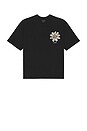 view 4 of 4 CAMISETA PETALS in Washed Black
