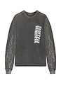 view 5 of 5 Incendo Long Sleeve Tee in Washed Black