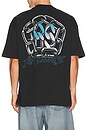 view 2 of 4 Affix Tee in Washed Black