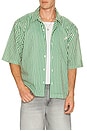 view 1 of 5 CHEMISE CHOPIN in Green & White