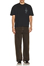 view 3 of 4 CAMISETA IGNIS in Washed Black