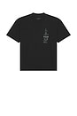 view 4 of 4 CAMISETA IGNIS in Washed Black
