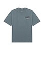 view 5 of 5 T-SHIRT REDACT in Lunar Blue