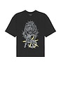 view 5 of 4 T-SHIRT IRON in Washed Black