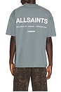 view 1 of 4 Backstage Short Sleeve Tee in Lunar Blue