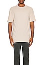 view 3 of 3 Harv Short Sleeve Crew in Oat Taupe
