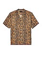 view 1 of 3 Daudin Short Sleeve Shirt in Havana Brown
