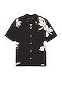 view 1 of 3 Dendritic Short Sleeve Shirt in Jet Black