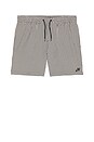 view 6 of 6 SHORT DE BAIN CRUZ in Chalk White & Black