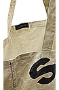 view 4 of 4 Large Tierra Totebag in Taupe & Jet Black