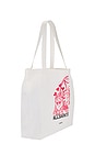 view 3 of 6 Heartbreak Tote in Chalk & White