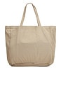 view 2 of 6 Large Biggy Tote Bag in Light Khaki