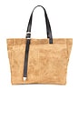view 2 of 6 Haven Suede Tote in Biscuit Brown