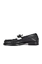 view 5 of 5 Sammy Leather Loafer in Black & White