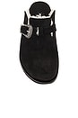 view 4 of 5 Carlo Shearling Mule in Black