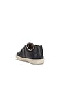 view 3 of 6 Jaimee Lthr Low Top in Black & White