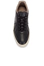 view 4 of 6 Jaimee Lthr Low Top in Black & White
