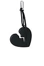 view 1 of 6 Brkn Heart Keyring in Black