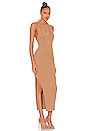 view 2 of 4 Lexi Halter Dress in Praline Metallic