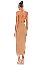 view 3 of 4 Lexi Halter Dress in Praline Metallic