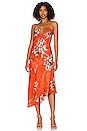view 1 of 3 Alexia Dorada Dress in Flame Orange