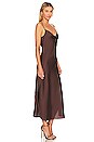 view 3 of 4 Hadley Dress in Bitter Brown