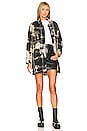 view 1 of 3 Lily Check Shacket Dress in Black