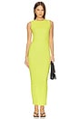 view 1 of 4 Katarina Dress in Zest Lime Green