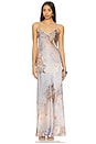 view 1 of 3 Bryony Maxi Dress in Bloom Soft Blue