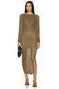 view 1 of 5 Miro Dress in Fir Green