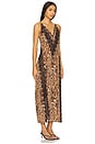 view 2 of 3 Melia Dress in Evia Golden Brown