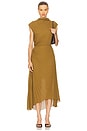 view 1 of 4 Rayanna Dress in Fango Green