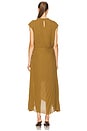 view 4 of 4 Rayanna Dress in Fango Green