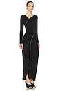 view 2 of 3 Elsie Zipper Dress in Black