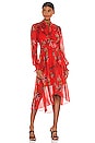 view 1 of 3 Leonie Melisma Dress in Red