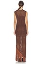 view 3 of 4 Jessie Dress in Burnt Brown
